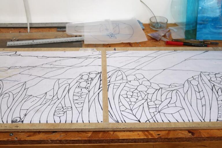 Jose Enticknap stained glass art