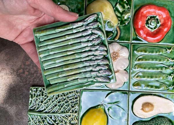 Angel Evans ceramic tiles