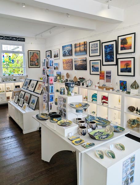 Shoreham Art Gallery main room