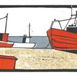 Hastings fishing fleet by by Jen Green